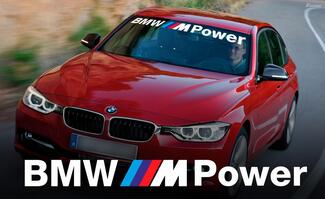 BMW M Power WINDSHIELD BANNER Window decal sticker for M3 4 5 6 e46 e36
