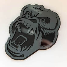 Custom 3D Badge Angry Gorilla Fender Badges Emblem
 2