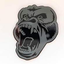 Custom 3D Badge Angry Gorilla Fender Badges Emblem
 3