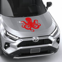 Squid Octopus Universal Hood Vinyl Decal Graphic Sticker
 2