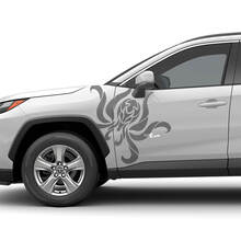 Octopus Side Doors Universal Hood Vinyl Decal Graphic Sticker
 3