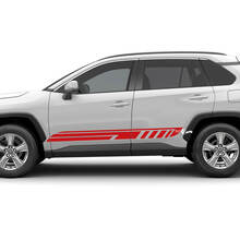 Toyota RAV4 Side Racing stripes Vinyl Decal Graphic Sticker fit to Toyota RAV4 2
 2