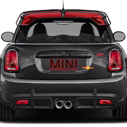Mini Logo Rear Side Vinyl Decal Sticker for MINI Cooper