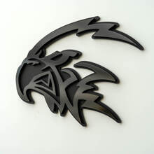 Custom 3D Badge Trackhawk Hellhawk Black logo Fender Badges Emblem
 6