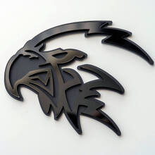 Custom 3D Badge Trackhawk Hellhawk Black logo Fender Badges Emblem
 7