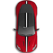 Aston Martin DB11 Full Body Two Colors Stripe Hood Roof Trunk Vinyl Decals Stickers
 2