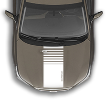 Hood Strobe Vinyl Decal Graphics Sticker fit to Suba Outback
 2