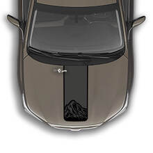 Hood Stripe Mountains Vinyl Decal Graphics Sticker fit to Suba Outback
 2