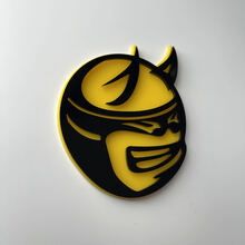 Custom 3D Badge Drag Bee Dodge Charger Challenger logo Fender Badges Emblem 2
 8