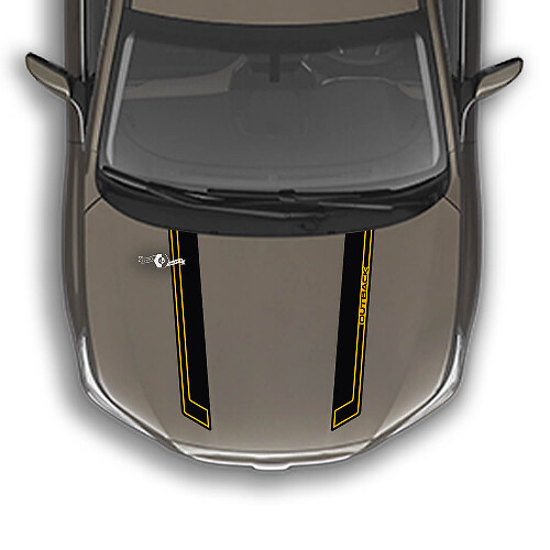 Double bande à chevrons autocollant vinyle 2 pour Subaru Outback