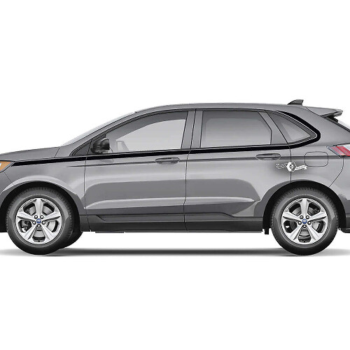 Musclecar Edge Doors Line under the Windows Vinyl Rocker Panel Stripes body decal vinyl graphics sticker
 1