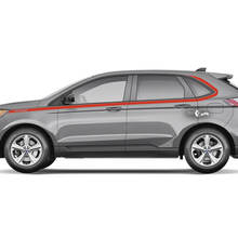 Ford Edge Doors Line under the Windows Vinyl Rocker Panel Stripes body decal vinyl graphics sticker
 2