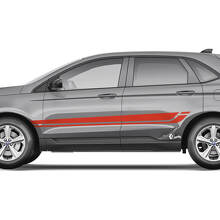 Ford Edge Line Strobe under the Windows Vinyl Rocker Panel Stripes body decal vinyl graphics sticker
 2