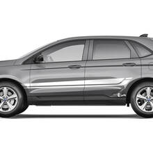 Ford Edge Line Strobe under the Windows Vinyl Rocker Panel Stripes body decal vinyl graphics sticker
 3