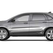 Ford Edge Line Strobe under the Windows Vinyl Rocker Panel Stripes body decal vinyl graphics sticker
 3