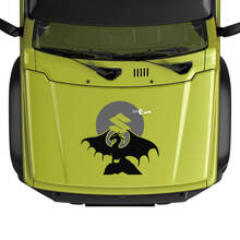 Suzuki JIMNY Hood Dragon on Sun Logo decal sticker graphics
 3