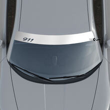Porsche 911 Windshield with Background Stripes Kit Decal Sticker
 2