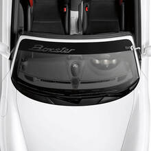 Porsche Boxster Logo Windscreen with Background Stripes Kit Decal Sticker
 2