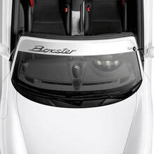 Porsche Boxster Logo Windscreen with Background Stripes Kit Decal Sticker
 3