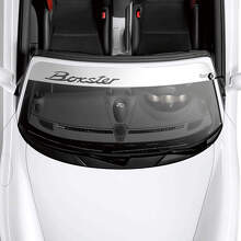 Porsche Boxster Logo Windscreen with Background Stripes Kit Decal Sticker
 3