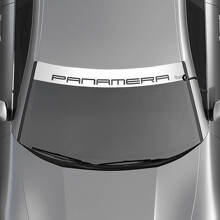 Panamera Letter Line Windscreen with Background Stripe Decal Sticker 2 For Porsche Panamera 2