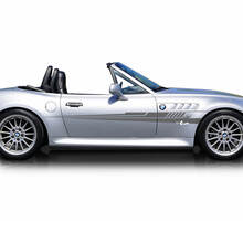 Pair BMW Exclusive stripes Side Doors Vinyl Decal Sticker
 3