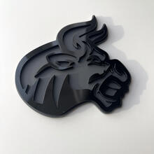 Custom 3D Badge Bull Angry logo Fender Badges Emblem
 4