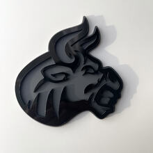 Custom 3D Badge Bull Angry logo Fender Badges Emblem
 5