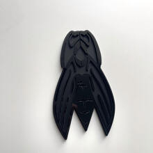 Custom 3D Badge Bee Wasp logo Wing Badge Emblem 3 4