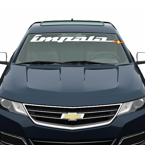 Impala Windshield Banner Vinyl Decal for Chevrolet Impala
