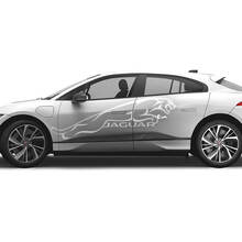 Jaguar I Pace Side Tattoo Stripes Graphics Doors decal Logo Lines sticker
 2