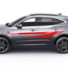 Jaguar E-Pace Side Modern Doors Stripes Graphics decal Logo sticker
 2