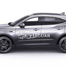 Side Logo Jaguar Doors Graphics Decal Logo Sticker For Jaguar E-Pace 3