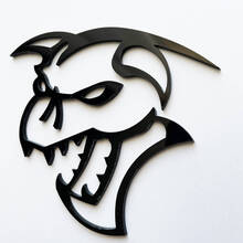 Hellcat Demon 3D Badge Black Fender Badges Emblem
 2