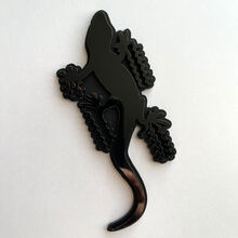 Gecko 3D Badge Black vs Black Fender Badges Emblem
 4