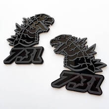 Godzilla 7.3L MEGAZILLA Ford Performance 7.3L 3D Badge Grey vs Black Fender Badges Emblem
 4