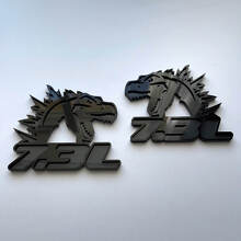 Godzilla 7.3L MEGAZILLA Performance 7.3L 3D Badge Wing Badges Emblem 3