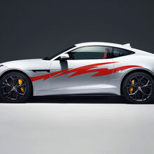 Jaguar F-Type R Side Racing Graphics Doors decal Logo sticker 2
 2