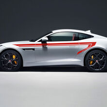 Jaguar F-Type R Side Racing Stripes Graphics Doors decal Logo sticker 3
 2