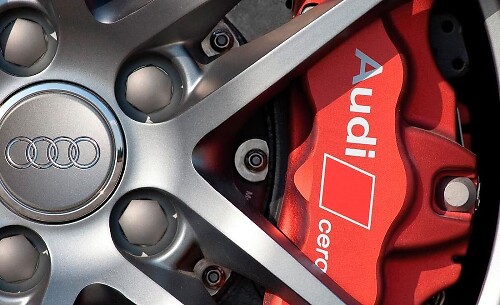 Audi Ceramic Brake Caliper Vinyl Decal Set for S and RS Models