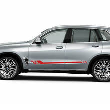 M Logo Stripes for BMW X5 G05 Side Doors Vinyl Decal Sticker
 2