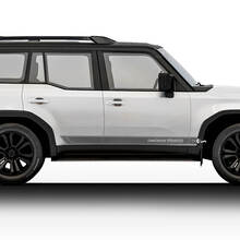 2024 Toyota Land Cruiser Prado Side Lower Stickers Decals Vinyl Stripe Graphic Stickers Decals Kit
 2