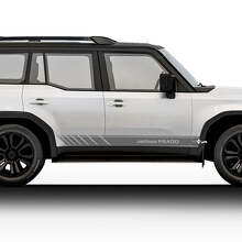 2024 Toyota Land Cruiser Prado Side Racing Stickers Decals Vinyl Stripe Graphic Stickers Decals Kit_2