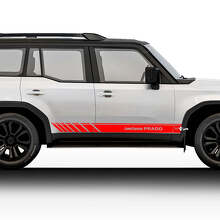 2024 Toyota Land Cruiser Prado Side Racing Stickers Decals Vinyl Stripe Graphic Stickers Decals Kit_3
