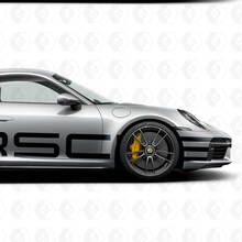 Porsche 911 Huge Side Logo Decal Sticker
 3