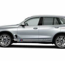 Accents M Logo Stripes for BMW G05 Side Doors Vinyl Decal Sticker
 2