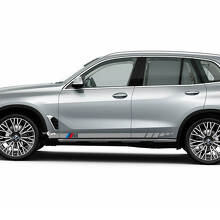 Accents M Logo Stripes for BMW G05 Side Doors Vinyl Decal Sticker
 2