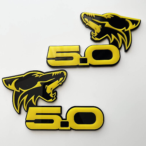 COYOTE 5.0 Wing Badges Emblem 3D Badge 4