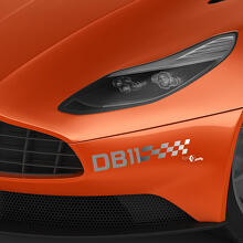 Pair Aston Martin DB11 Front Bumper Vinyl Decals Stickers 2 Colors - Gradient
 2