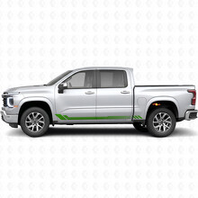 Honeycomb Door & Rocker Panel Vinyl Stripes for Chevrolet Silverado 1500 Next Generation 2027_6